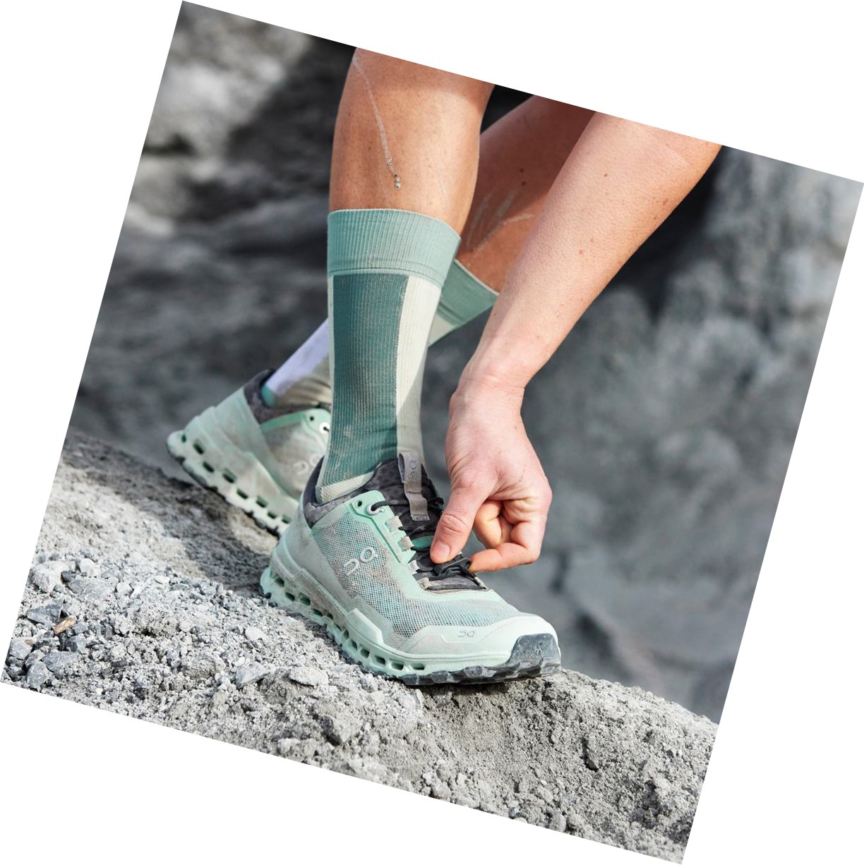 Turquoise On Cloudultra Women's Trail Running Shoes | 4623XRNQF