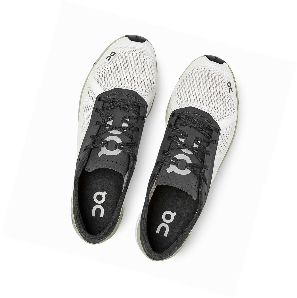 White / Black On Cloudboom Men's Road Running Shoes | 8516CQAHI