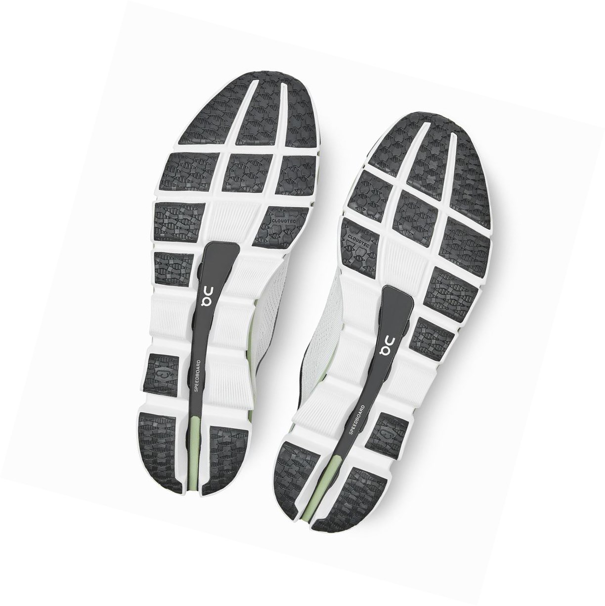 White / Black On Cloudboom Men's Road Running Shoes | 8516CQAHI