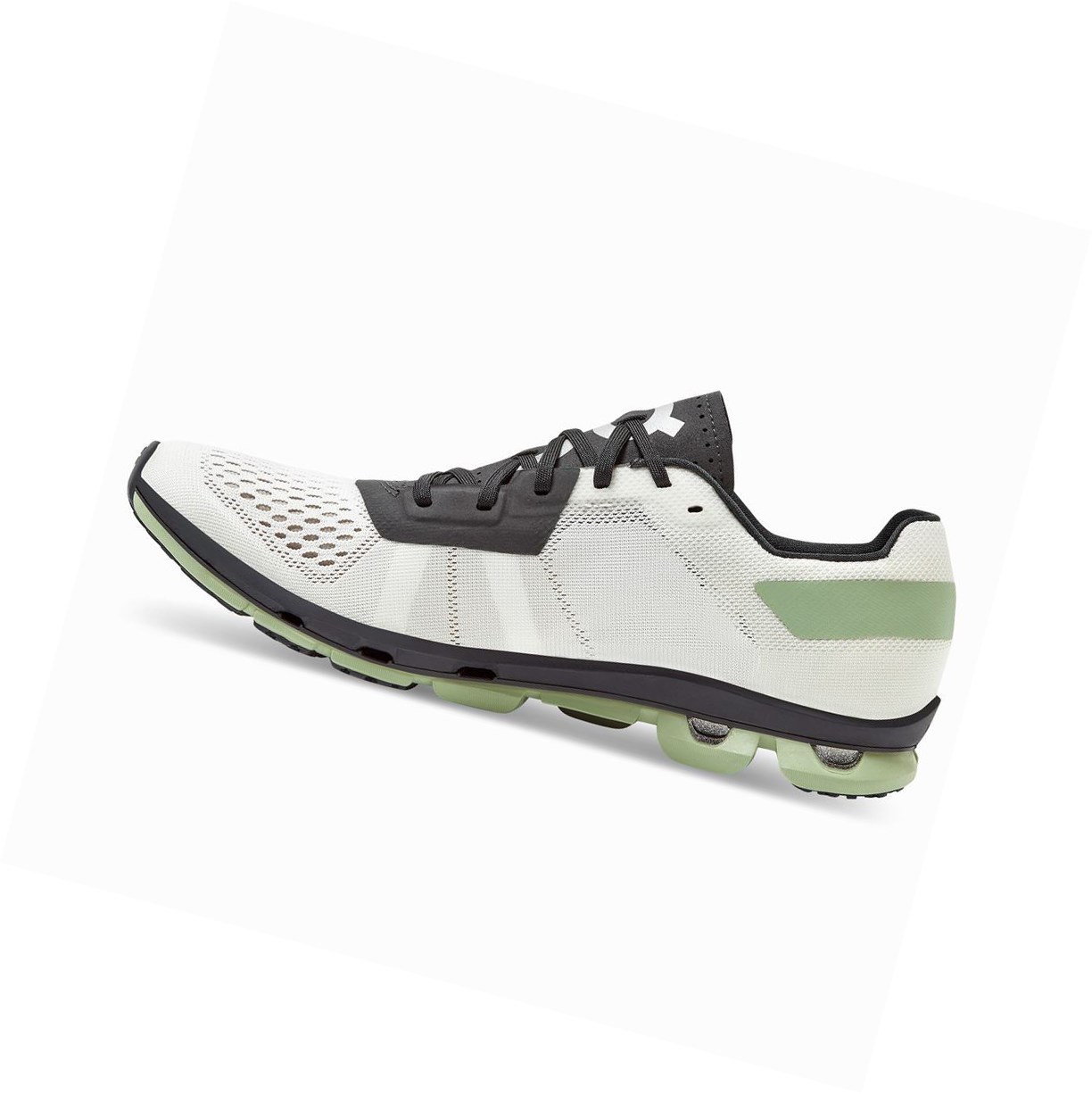 White / Black On Cloudflash Women's Road Running Shoes | 3758YDJQW