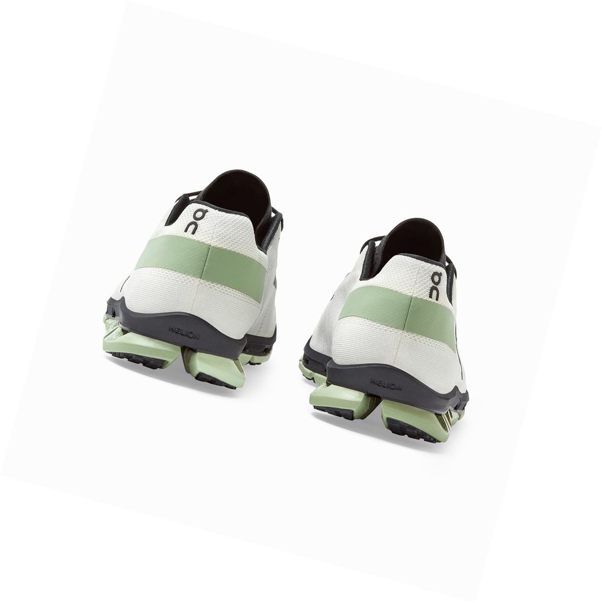 White / Black On Cloudflash Women's Road Running Shoes | 3758YDJQW