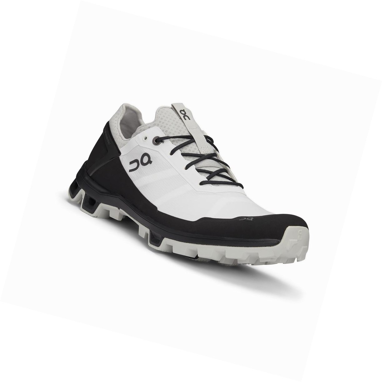 White / Black On Cloudventure Peak Men's Trail Running Shoes | 7068JUIXL