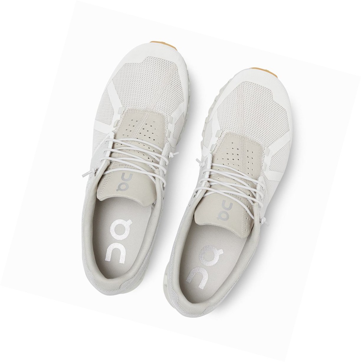 White On Cloud Men's Road Running Shoes | 2435OXZGQ