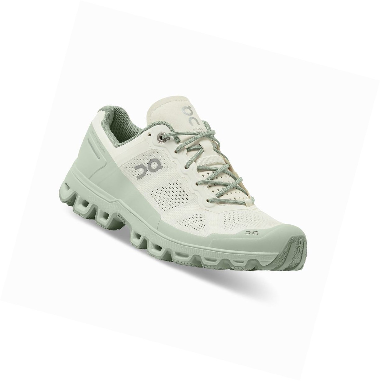 White On Cloudventure Women's Trail Running Shoes | 5603OMYFP