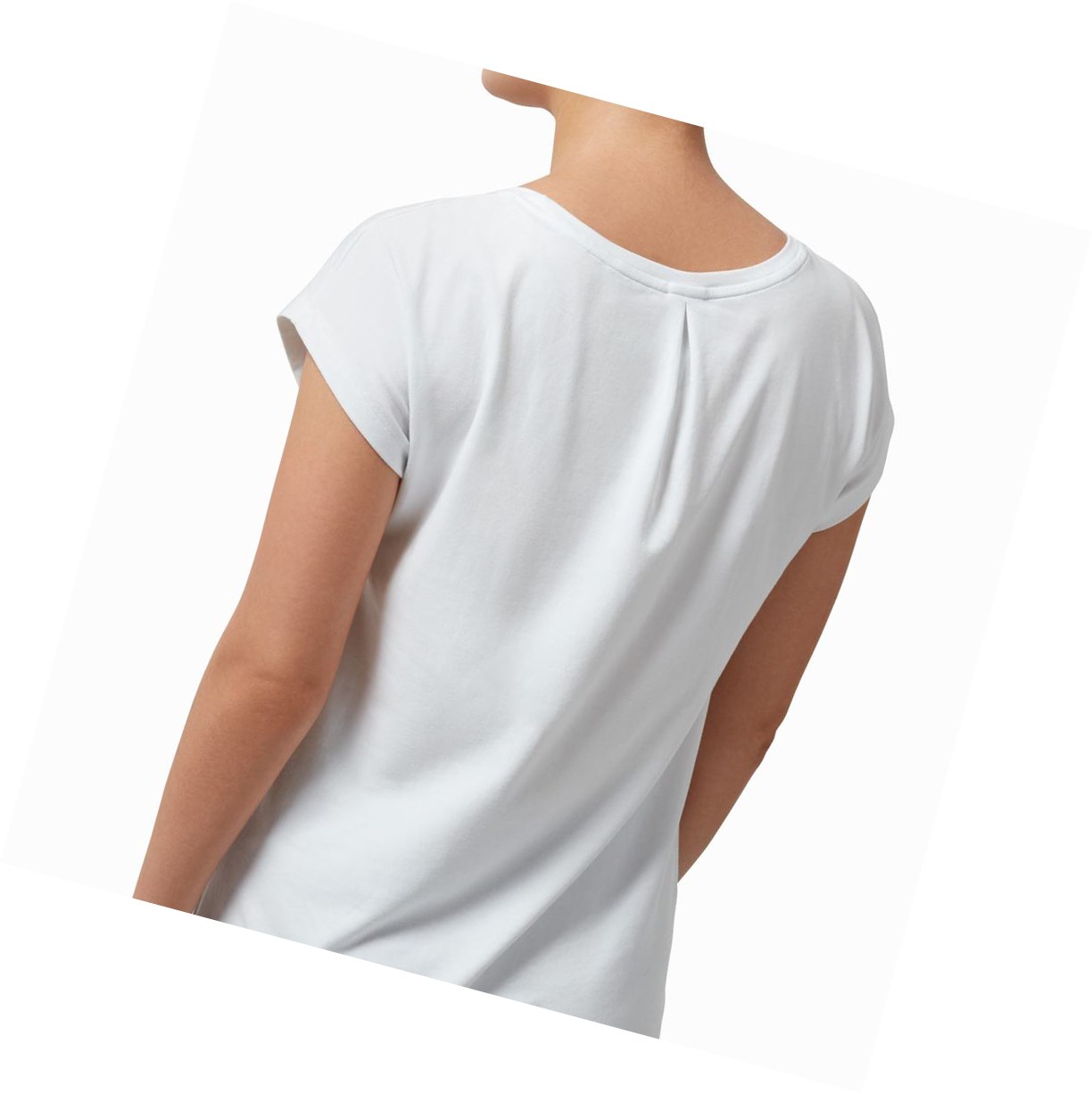 White On On-T Women's T Shirts | 4723LFPYD