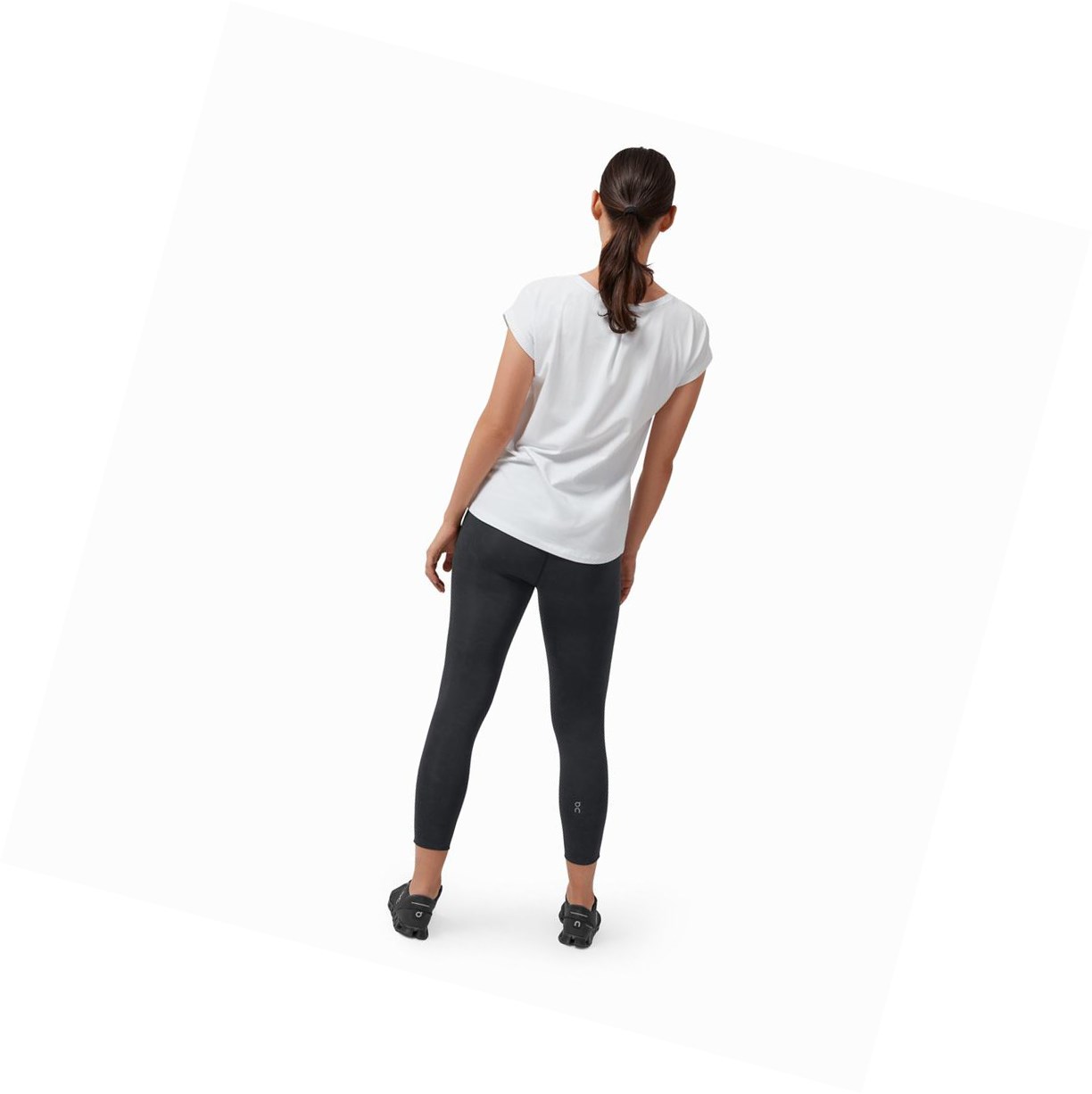 White On On-T Women's T Shirts | 4723LFPYD