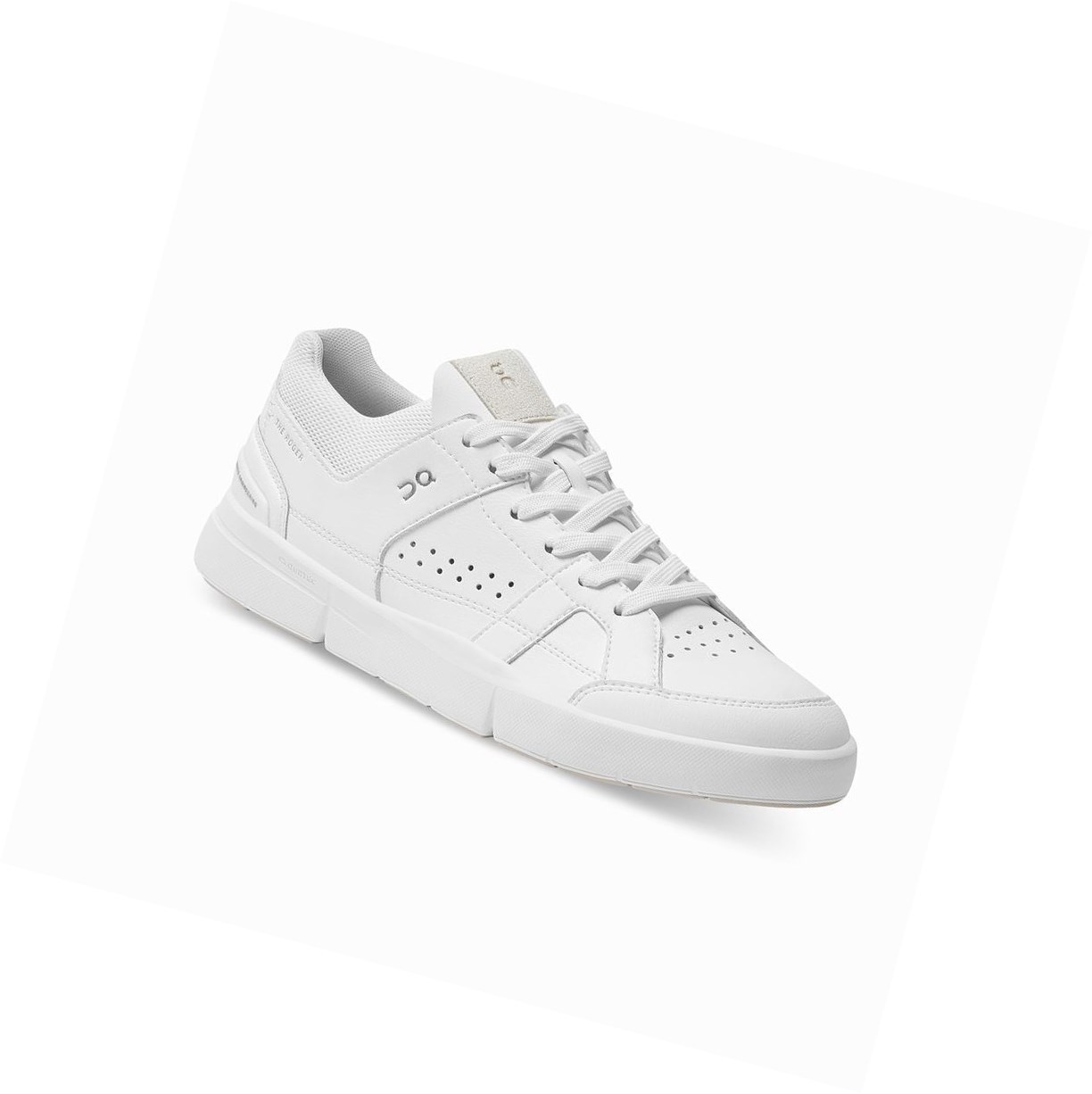 White On THE ROGER Clubhouse Men's Tennis Shoes | 0429ULMAI