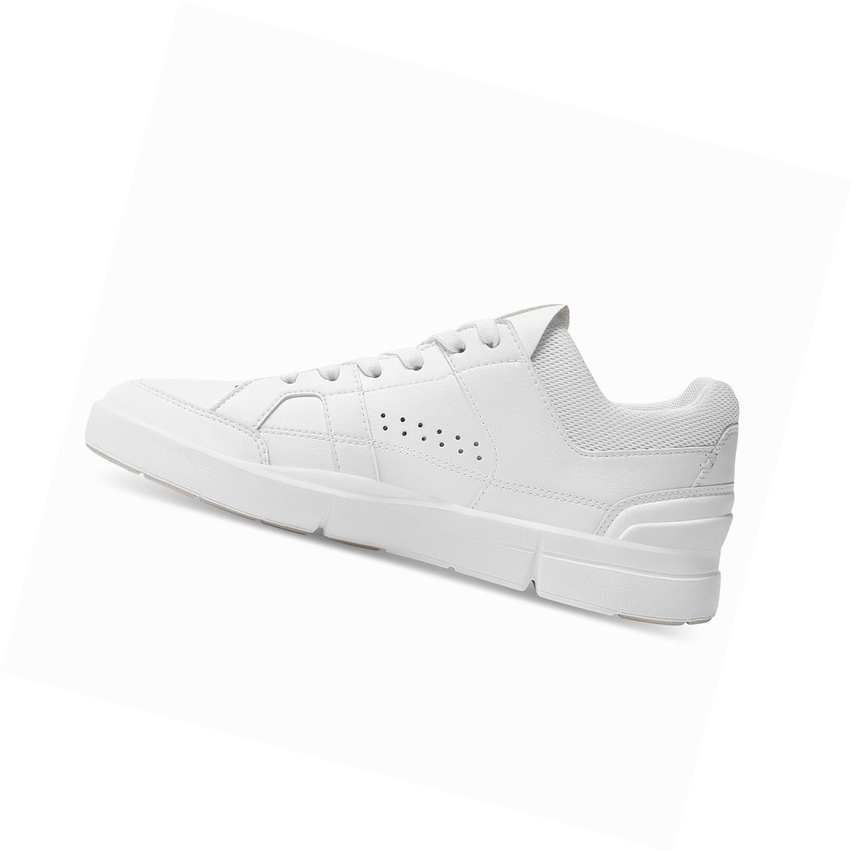 White On THE ROGER Clubhouse Men's Tennis Shoes | 0429ULMAI