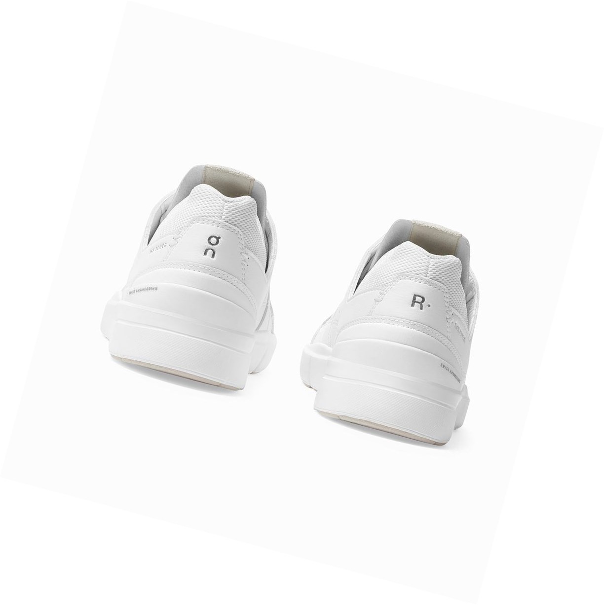 White On THE ROGER Clubhouse Men's Tennis Shoes | 0429ULMAI