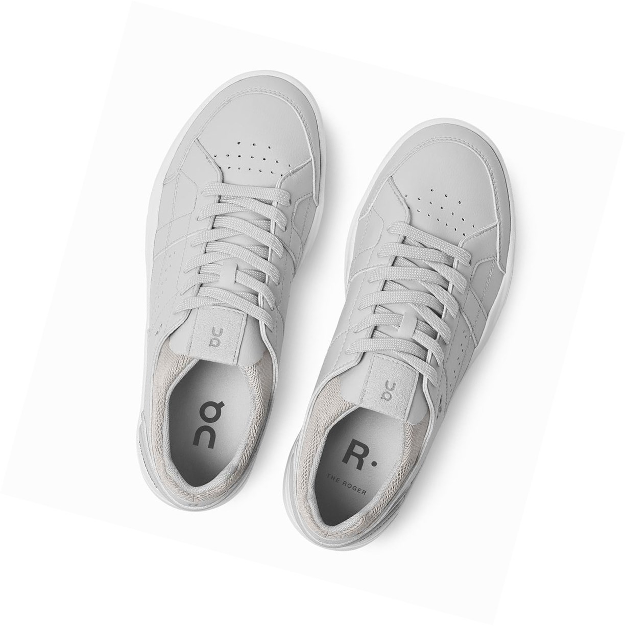 White On THE ROGER Clubhouse Men's Tennis Shoes | 7958GDZLK