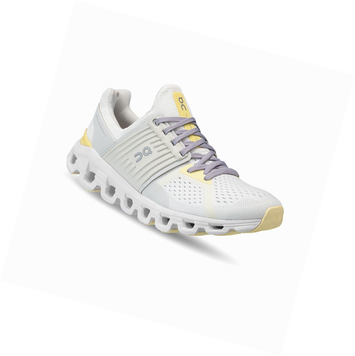 White / light Green On Cloudswift Women's Road Running Shoes | 3459NWPER