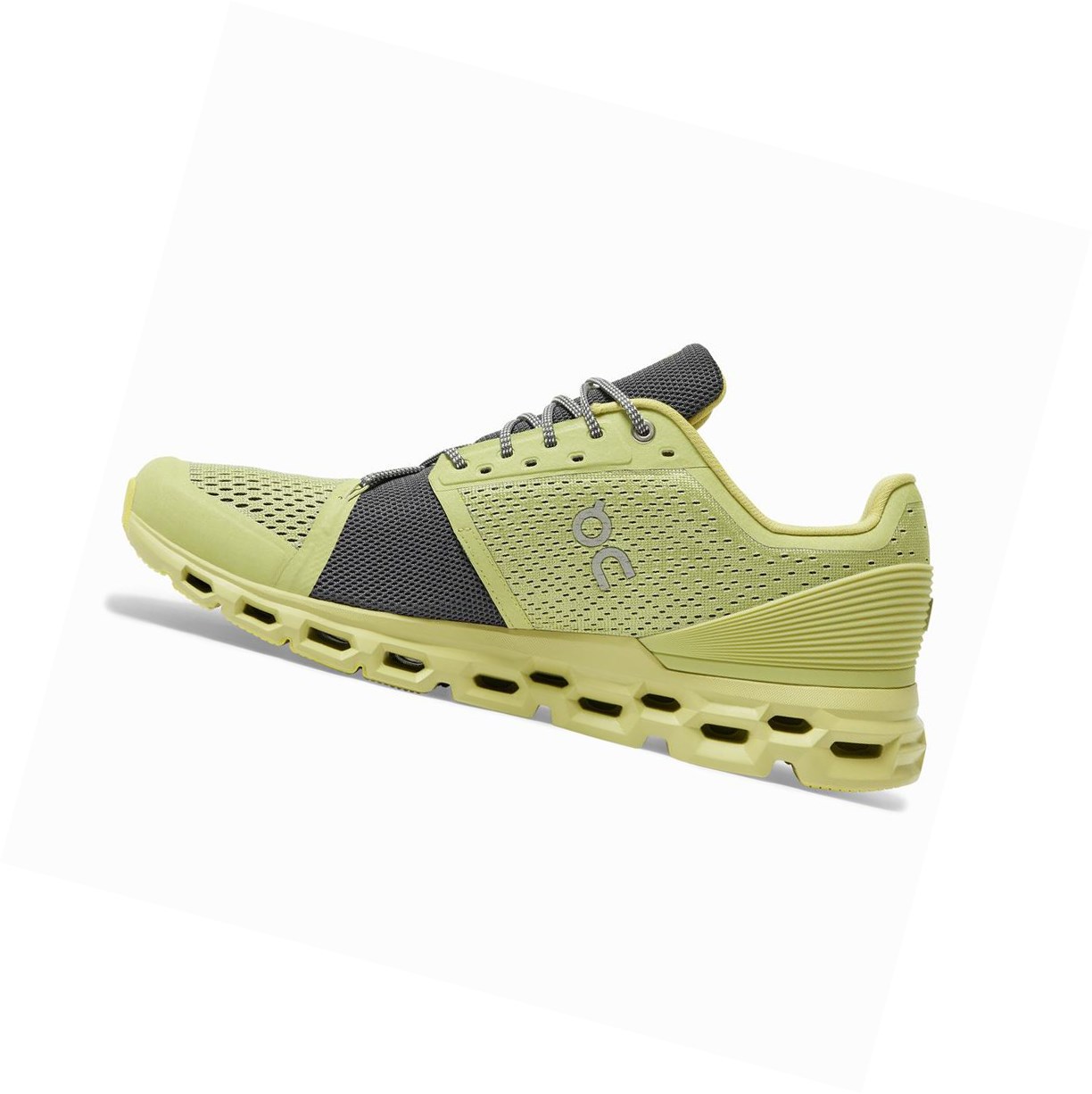 Yellow On Cloudstratus Men's Road Running Shoes | 7364XAIPR