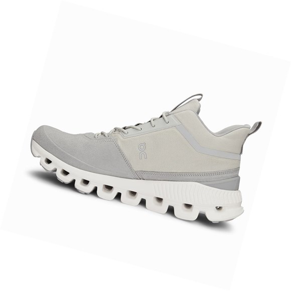 Beige / Grey On Cloud Hi Women's Sneakers | 0769KOMHA