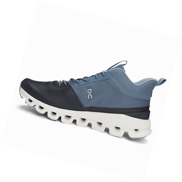 Black / Navy On Cloud Hi Women's Sneakers | 3165QEVWJ