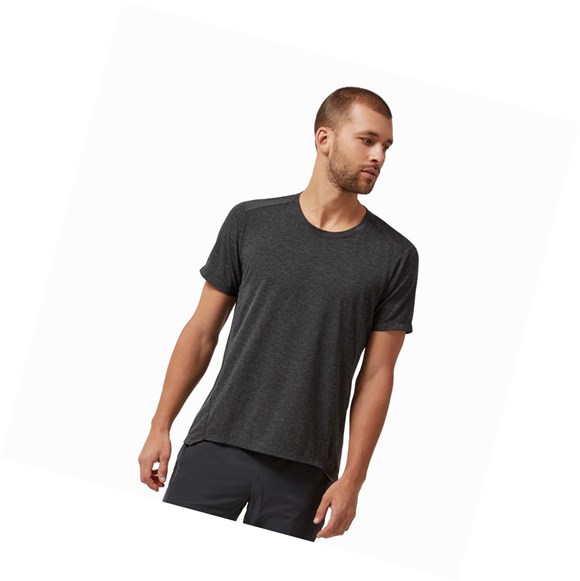 Black On Active-T Men's T Shirts | 3754JKMYG