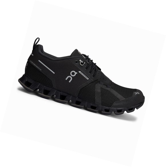 Black On Cloud Waterproof Women's Road Running Shoes | 2461RUPEQ