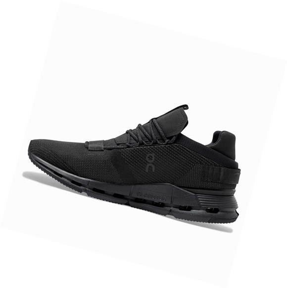 Black On Cloudnova Men's Sneakers | 8354SIAGQ