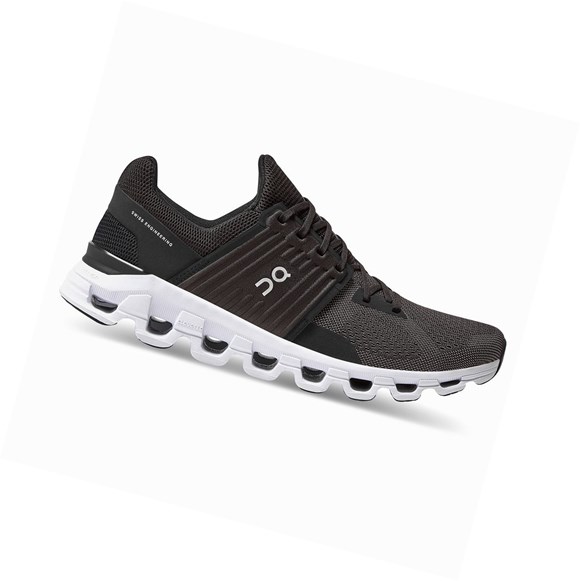 Black On Cloudswift Men's Road Running Shoes | 1863EBMZD