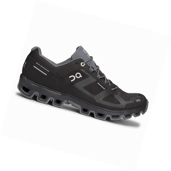 Black On Cloudventure Waterproof Men's Trail Running Shoes | 3768JZAGL