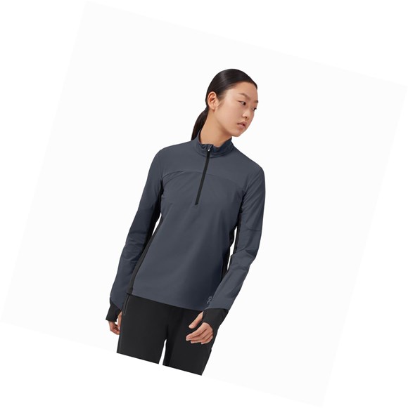 Black On Trail Breaker Women's Shirts | 9874DPUKL