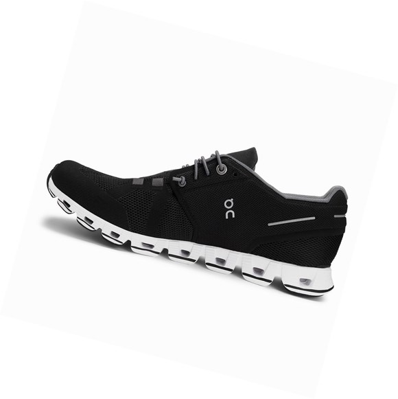 Black / White On Cloud Women's Road Running Shoes | 9185KWDAJ