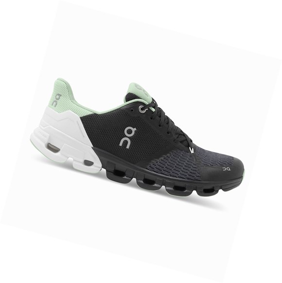 Black / White On Cloudflyer Women's Road Running Shoes | 0358XAITU