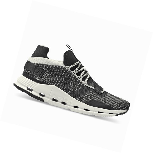 Black / White On Cloudnova Women's Sneakers | 8416HYSIX