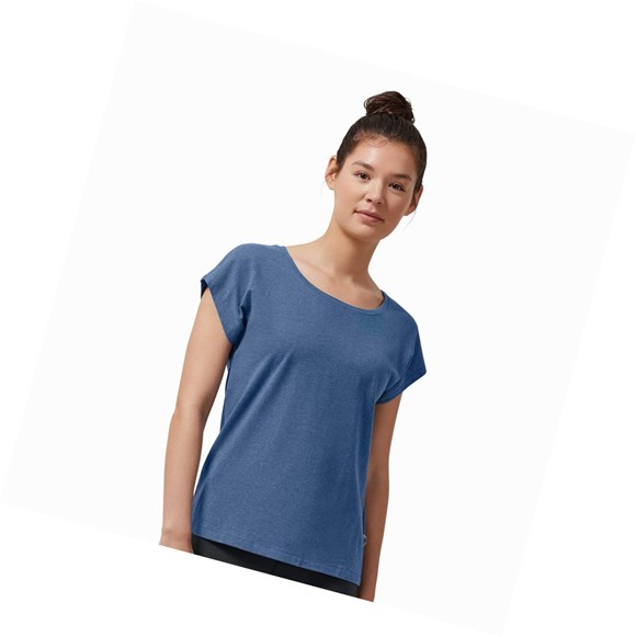 Blue On On-T Women's T Shirts | 6731KUGAS