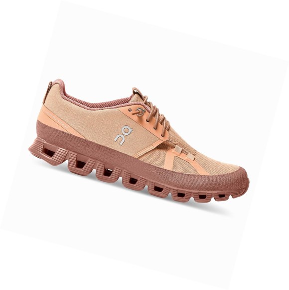 Brown Rose On Cloud Dip Women's Road Running Shoes | 1572QEOAJ