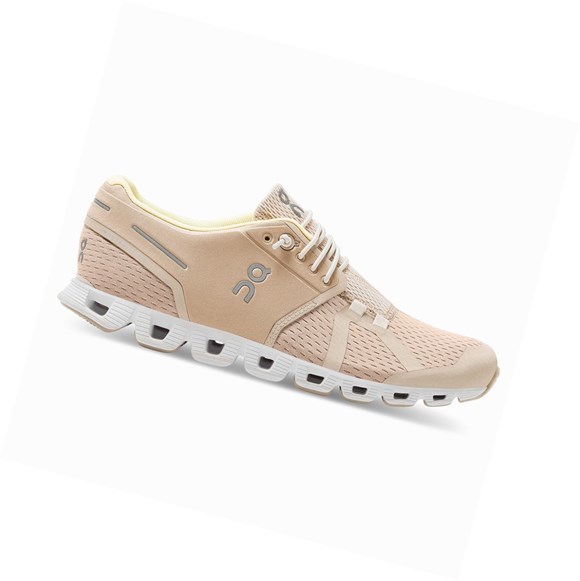 Brown Rose On Cloud Women's Road Running Shoes | 1846QFNEM