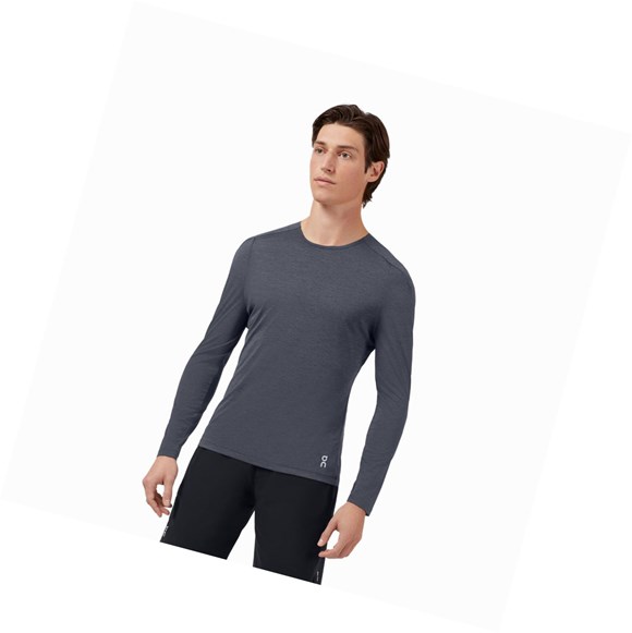 Dark On Performance Long-T Men's T Shirts | 9570YMGEU