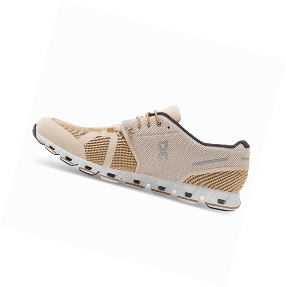 Gold / Beige On Cloud Men's Road Running Shoes | 1846WTSXC