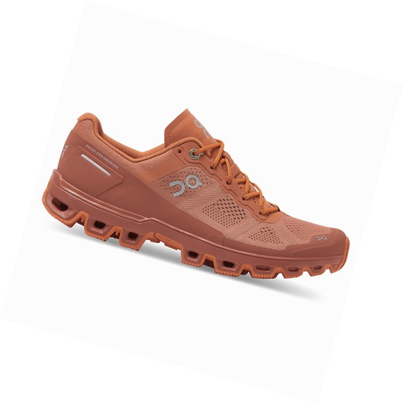 Grey / Orange On Cloudventure Women's Trail Running Shoes | 6071VXUCE