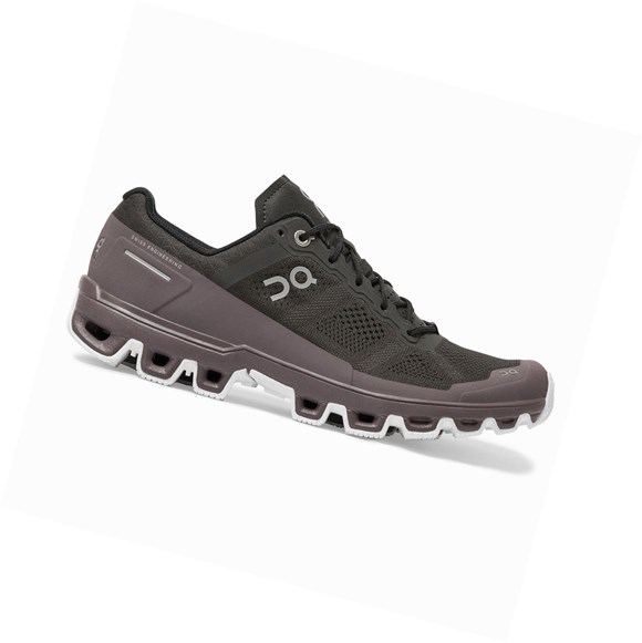 Grey / Purple On Cloudventure Women's Trail Running Shoes | 6904PLZYU