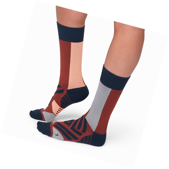 Multicolor On High Women's Running Socks | 0925XJOZY