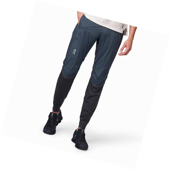 Navy / Black On Running Men's Running Pants | 5730MPOFV