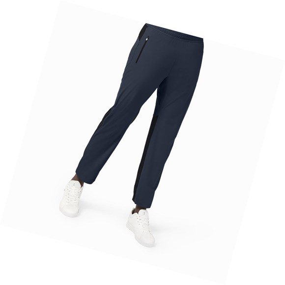 Navy / Black On Track Men's Track Pants | 4176CDTUP