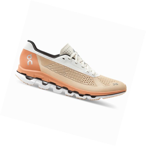 Orange / Brown Rose On Cloudboom Women's Road Running Shoes | 4351AESYR