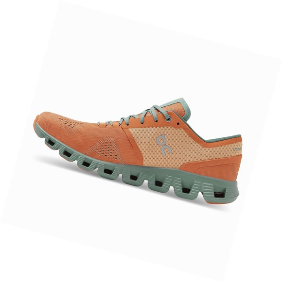 Orange On Cloud X Men's Training Shoes | 7392SWPYZ