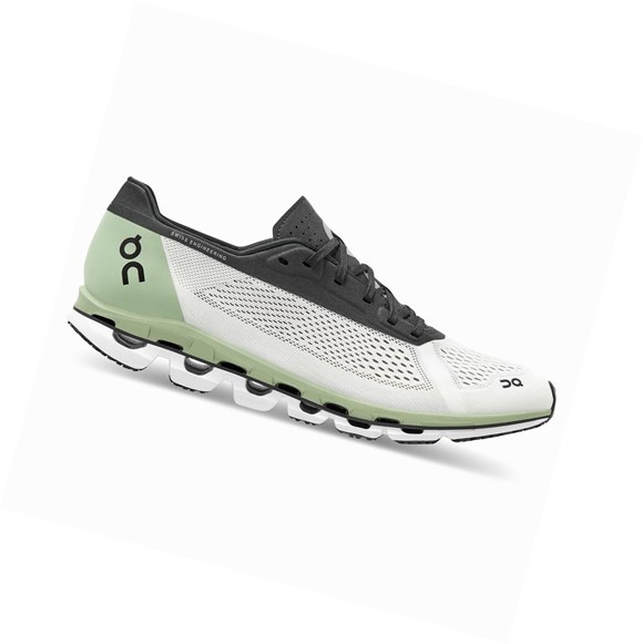 White / Black On Cloudboom Men's Road Running Shoes | 8516CQAHI