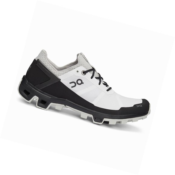 White / Black On Cloudventure Peak Women's Trail Running Shoes | 7029PQZDO