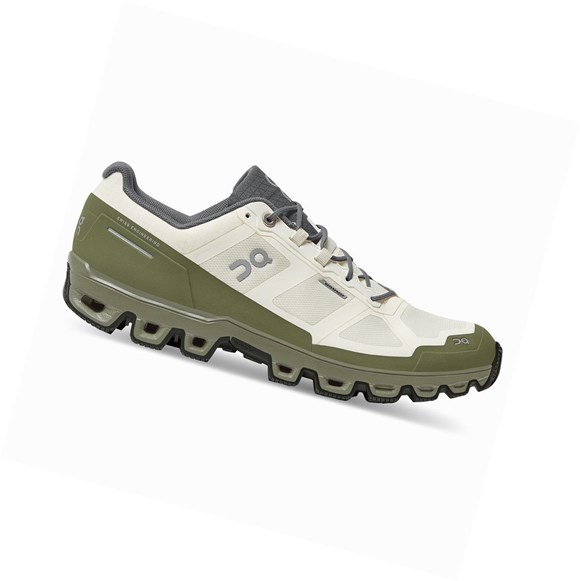 White On Cloudventure Waterproof Men's Trail Running Shoes | 8561BMHOP