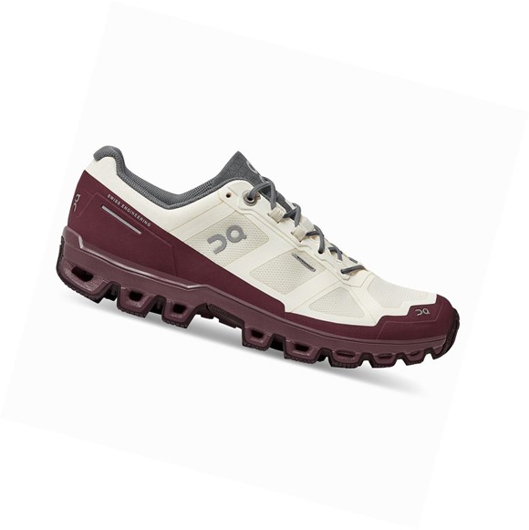 White On Cloudventure Waterproof Women's Trail Running Shoes | 2749YDTBK