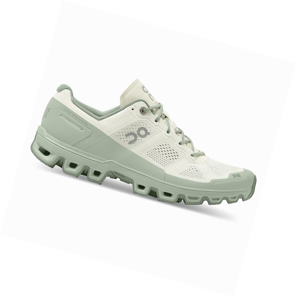 White On Cloudventure Women's Trail Running Shoes | 5603OMYFP