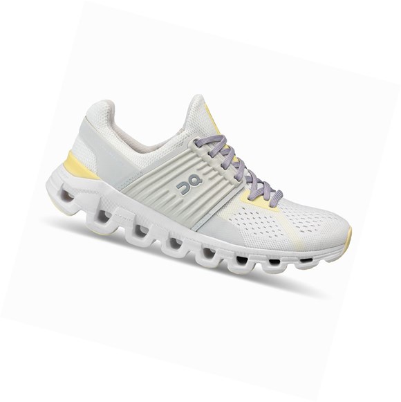 White / light Green On Cloudswift Women's Road Running Shoes | 3459NWPER